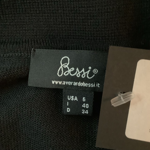 Averardo Bessi Cardigan Black Size 6 New - Picture 7 of 13